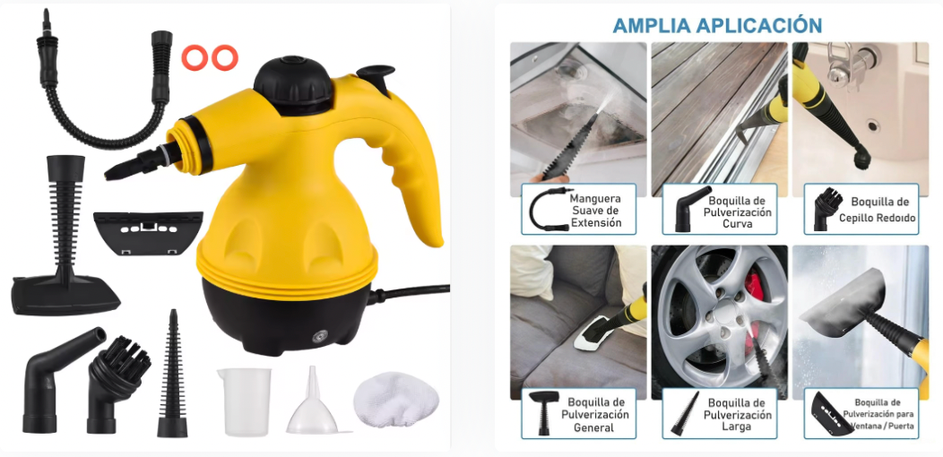 Limpiador a Vapor Multi superficie